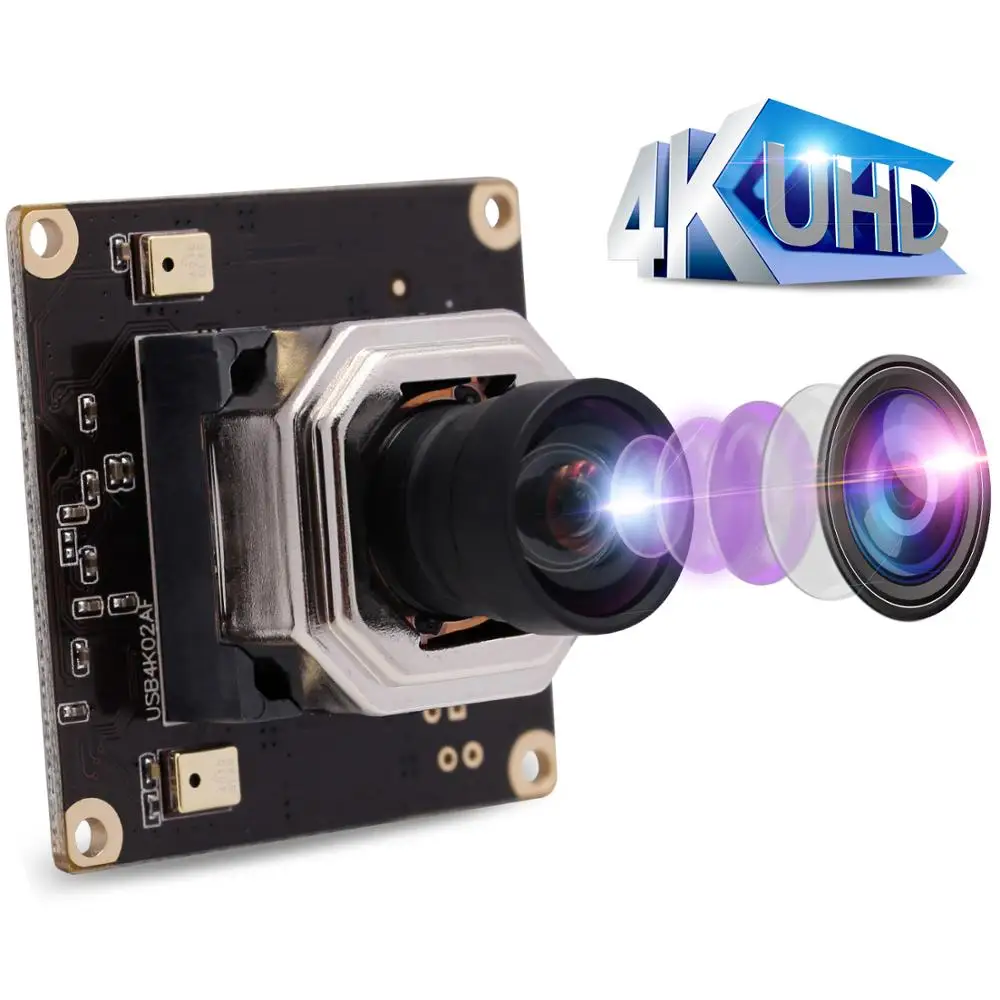 4K Autofocus Camera Module 3840(H)*2160 (V) SONY IMX415 MJPEG 30fps Hd USB Board Webcam Camera module for Android Linux Windows