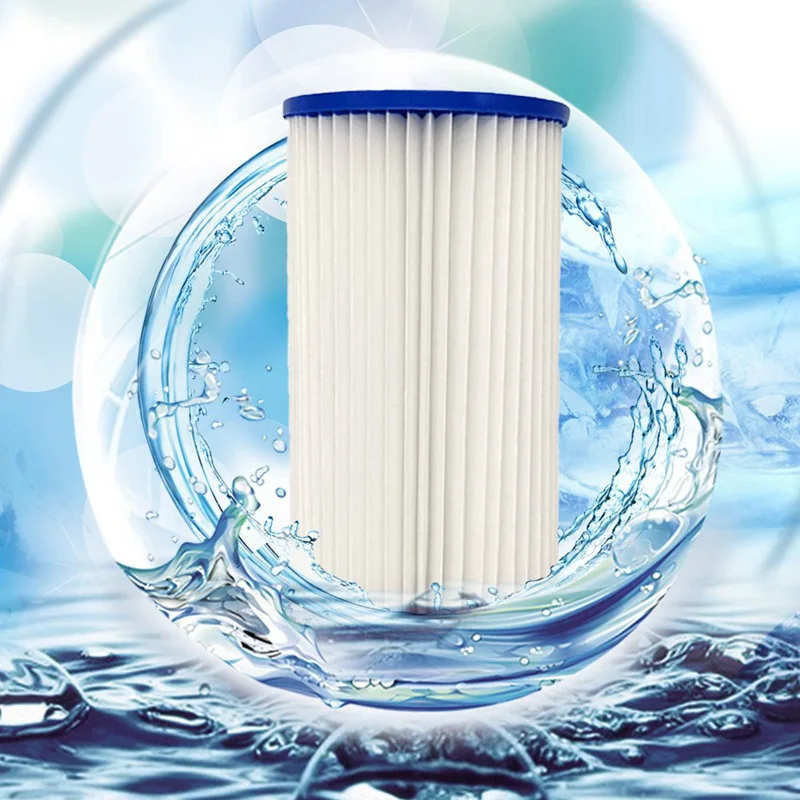 2pcs Water Filter Pump Cartridge Strainer Tub Spa Bath Swimming Pool Water Filter Pump Replacement Tool Type A Paper Filter
