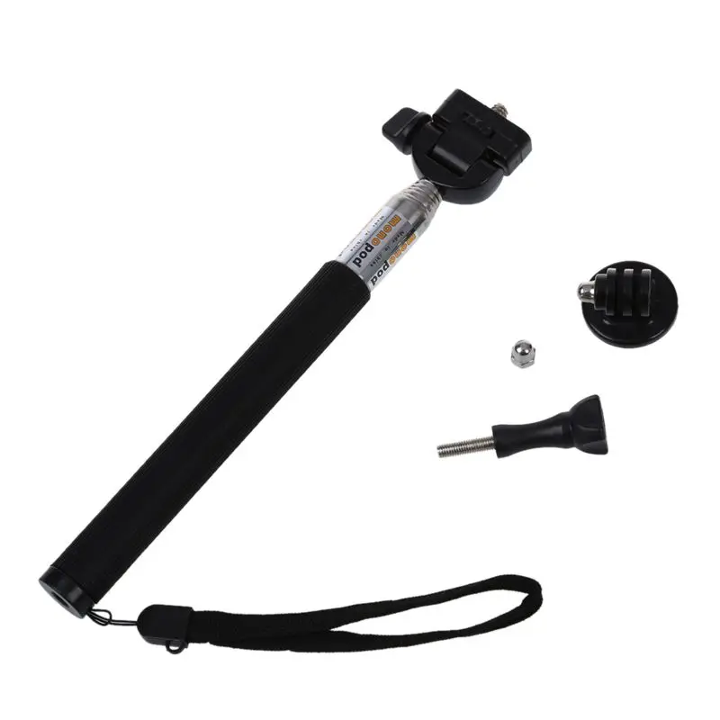 Для GoPro монопод лыжный Полюс ручка ж/крепление штатива для Hero HD 2, 3 Go Pro Телескопическая