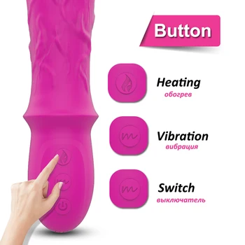 Heating Tongue Vibrator Swing Massage Soft Silicone G Spot 10 Modes Vaginal Clitoris Stimulate Adult Sex Toys for Woman 18+ 3