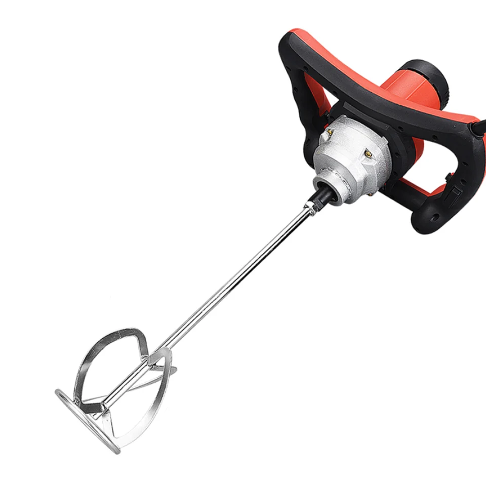 Homoyoyo Mechanical Stirring Rod Spiral Threaded Steel Mixer Agitator Arm For Cement Paint Mixing 580mm Industrial Use