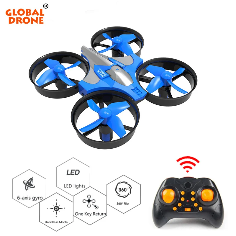 Global Drone Mini Drone 6 Axis Gyro 2.4G 4CH Drones RC Helicopter Headless Mode Pocket Quadcopter Micro Dron VS H36