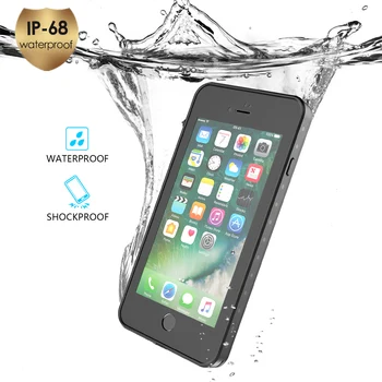 

For iPhone 7 Plus iPhone 8 Plus IP68 Waterproof Phone Case 360 Degree Protection Dustproof Shockproof Cover For iPhone 7 8 Plus