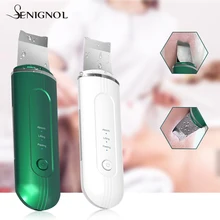 

SENIGNOL Ultrasonic Facial Massager Skin Care Cleaner Scrubber Blackhead Remover Face Cleaning Machine Peeling Beauty Tool