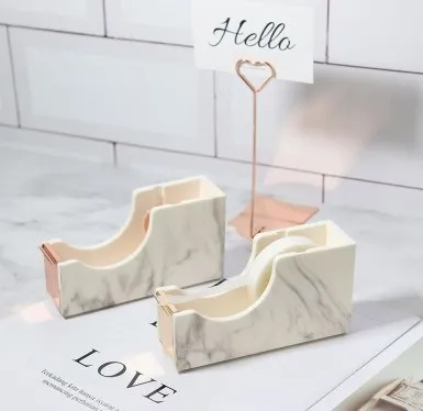 Marble Edition Masking Tape Cutter Adhesive Dispenser office accessories Stationery Stationer | Канцтовары для офиса и дома