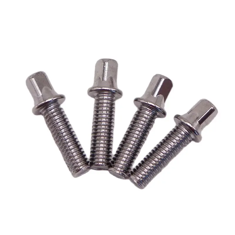 M6 Outer Square Drum Bolts and Screws 10mm 15mm 20mm 25mm 30mm 35mm Length 6 pieces 1 lot drum bolts and screws
