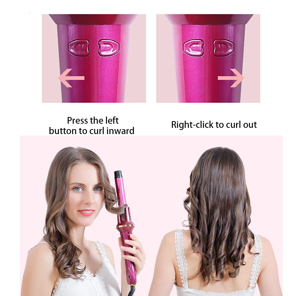 Description Picture 5 of itemAuto Rotary Hair Curler Tourmaline Ceramic Wavy Curl Magic 360 Automatic Curling Wand Irons Fast Heating Hair Styler
