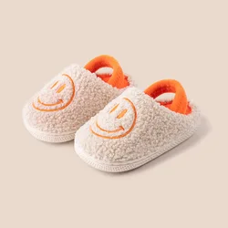 Slippers Children 1-5Y Winter Warm Homewear Shoes Soft Bottom Cartoon Boys Girls Flip Flop Toddler Indoor Shoes Child Shoes