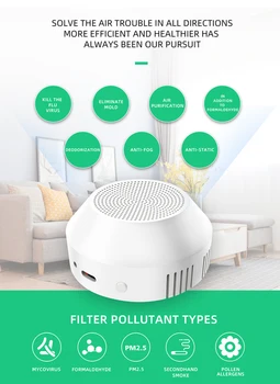 

In stock Car Air Purifier Freshener 50ML Essential Oil Diffuser DC 5V Portable Auto Mist Maker Fogger 3 Colors