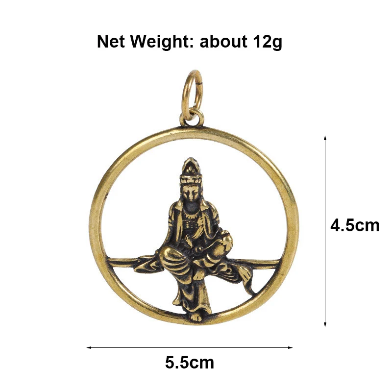 buddha round keychain  (8)