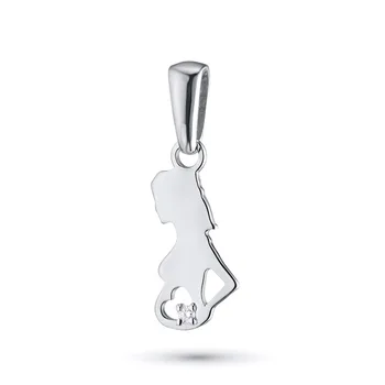 

Pendant made of white gold with diamond e0901pd04202746