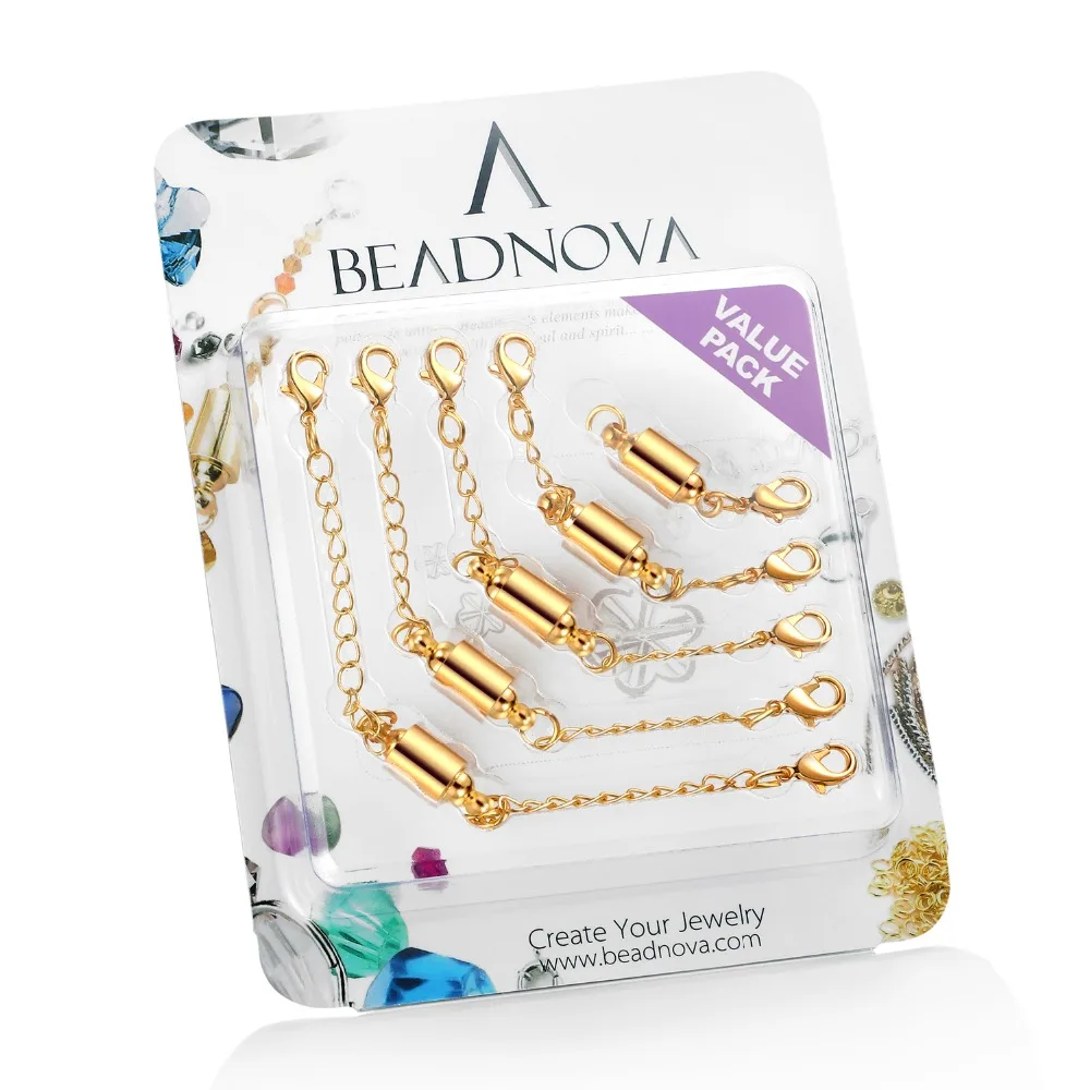 BEADNOVA 4 шт. набор строительных цепочек (3 &quot4&quot 5 &quot6&quot) с 1 волшебная Магнитная