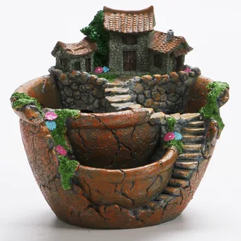

New creative fleshy flowerpot family gardening small sky garden meat platter flowerpot