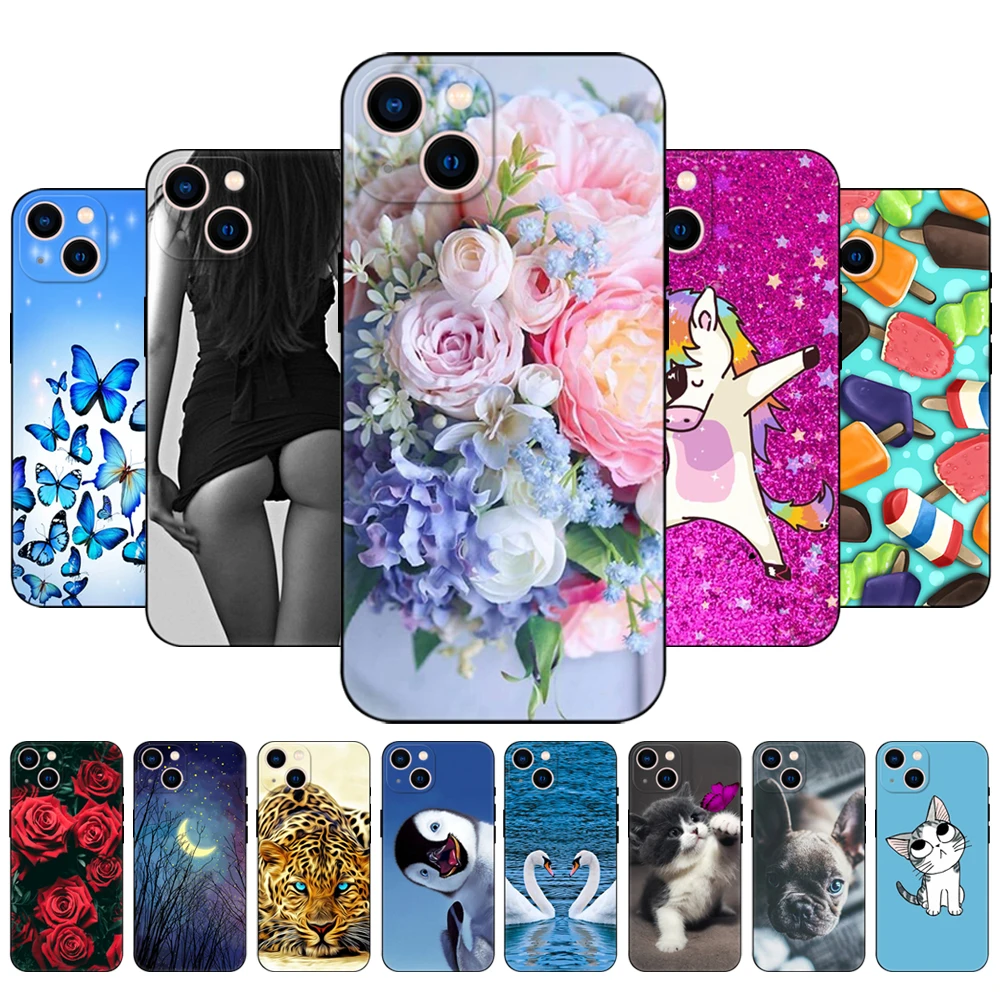 Per Iphone 14 Custodia Per Iphone 14 Plus Custodia Per Iphone 14 Pro Max Custodia Iphone 14 14 Pro Cover Posteriore Per Telefono Custodia In Tpu Nero 
