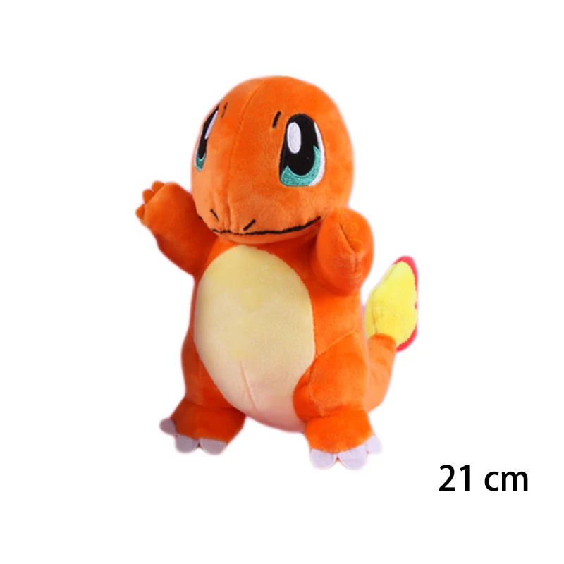 20cmPlush Popplio Wartortle Torchic Eevee Jigglypuff Dragonite Charizard Psyduck Cute hot Anime lovely Toy christmas gift kid - Цвет: Флуоресцентный зеленый