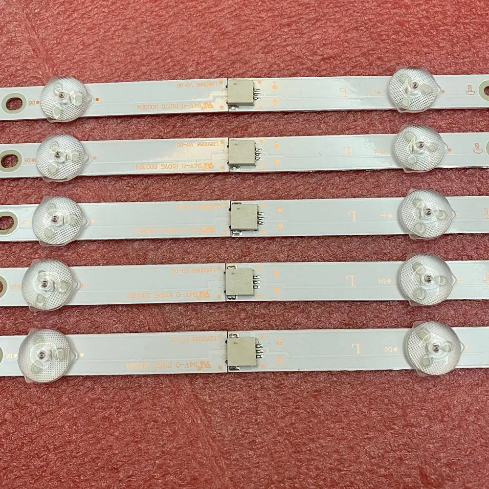 10pcs LED backlight bar for 50PUS6201 50PUS7383 50PUS6162 50PUS6262 50PUS6503 50PUS6753 TPT500U1-QVN03.U LB50082 LB50086 LB50089