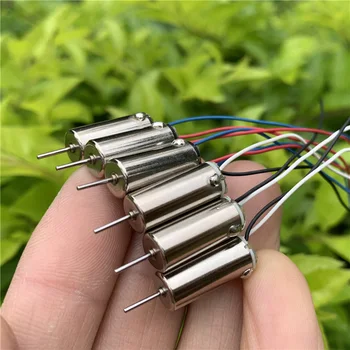 

DC 3V 3.7V 50000RPM Micro716 Coreless Motor Electric High Speed 0.8mm Shaft DIY Toy Model RC Drone Small Four-axis Aircraft Kid