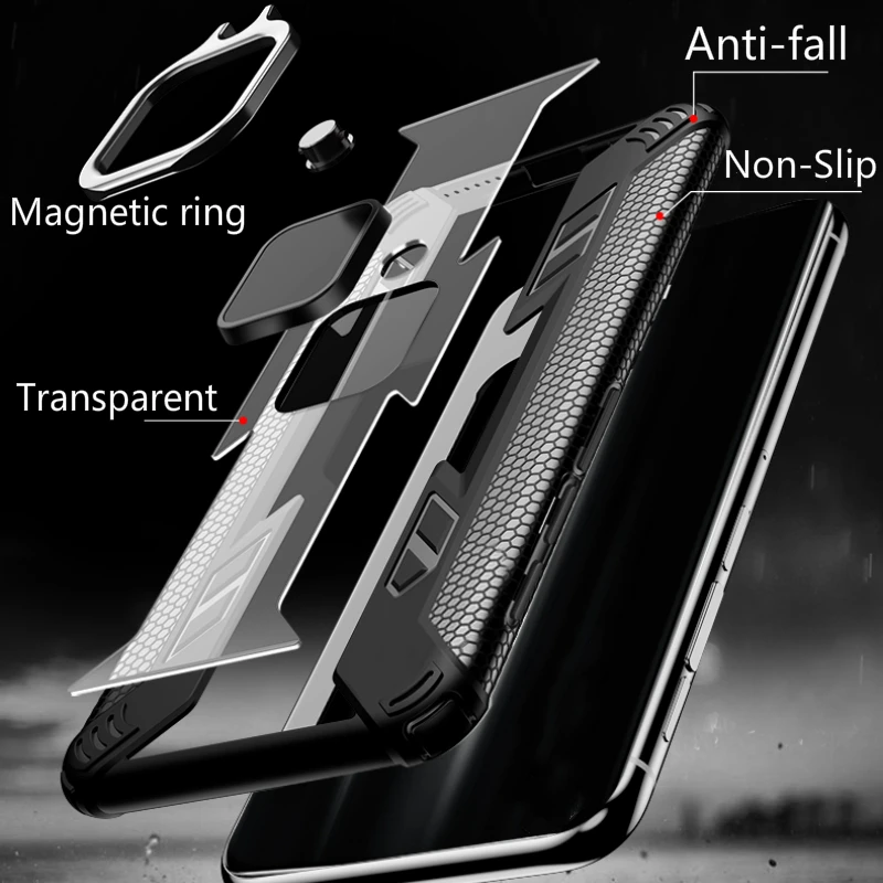 Чехол Auroras Armor для huawei Nova 5 T, чехол с магнитным кольцом для пальцев, защитный противоударный чехол для huawei Nova 5 T, чехол