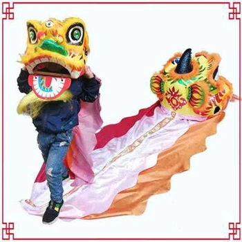 

Simple Kid Size Lion Dance Costume
