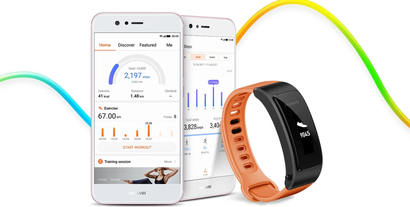 Умный Браслет huawei Talkband B3 Lite, Bluetooth, умный Браслет, гарнитура, фитнес-трекер, напоминание о активности