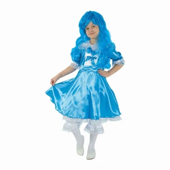 

Children's carnival costume "Malvina", size 30, height 110-116 cm, color bright blue