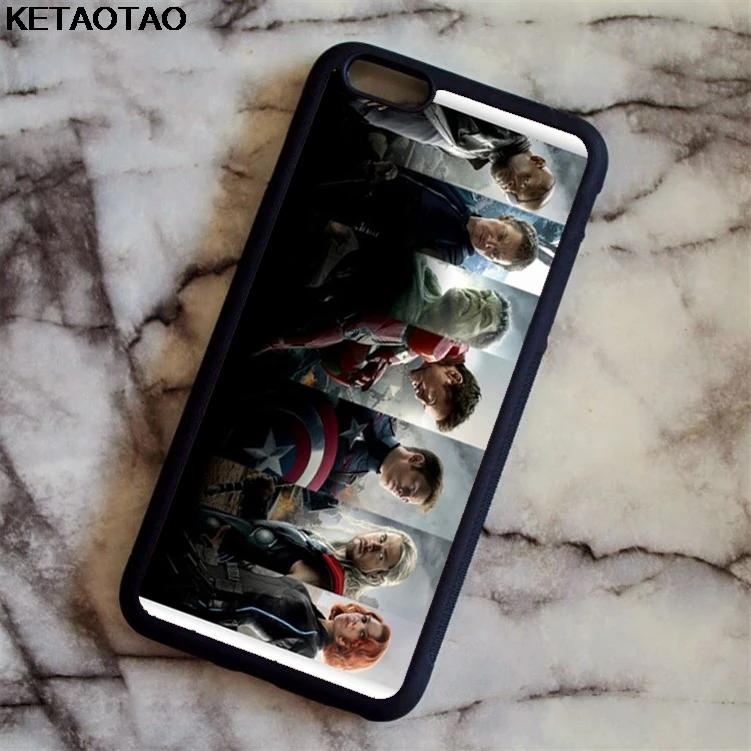 KETAOTAO мстители супергерой для samsung galaxy S4 S5 S6 S7 S8 S9 S10 edge Note чехол Мягкий ТПУ резиновый силиконовый - Цвет: Армейский зеленый