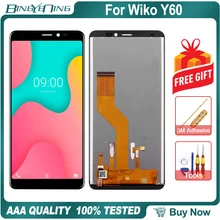 Для Wiko Y60 lcd и сенсорный экран дигитайзер с рамкой дисплей экран модуль аксессуары сборка Замена инструменты