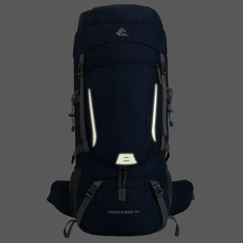 Men's 60L Large Hiking Mountaineering Backpack Climbing