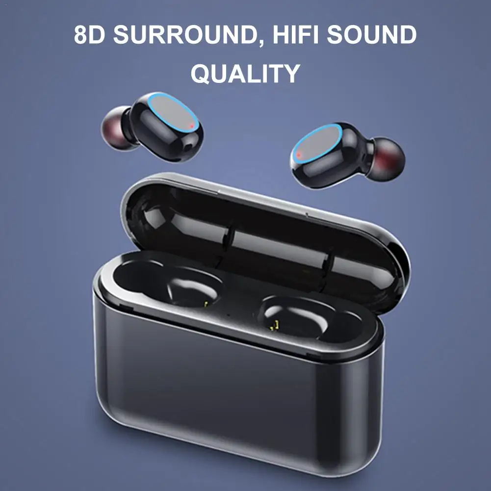 A2 TWS Мини Беспроводная зарядка Bluetooth гарнитура последняя 5,0 сенсорный мастер-раб переключатель на мобильный телефон с 2600 мАч Мобильная мощность H