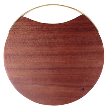 

Solid Wood, Fruit Cutting Board, Wood Chopping Board, Kitchen Circular Chopping Board