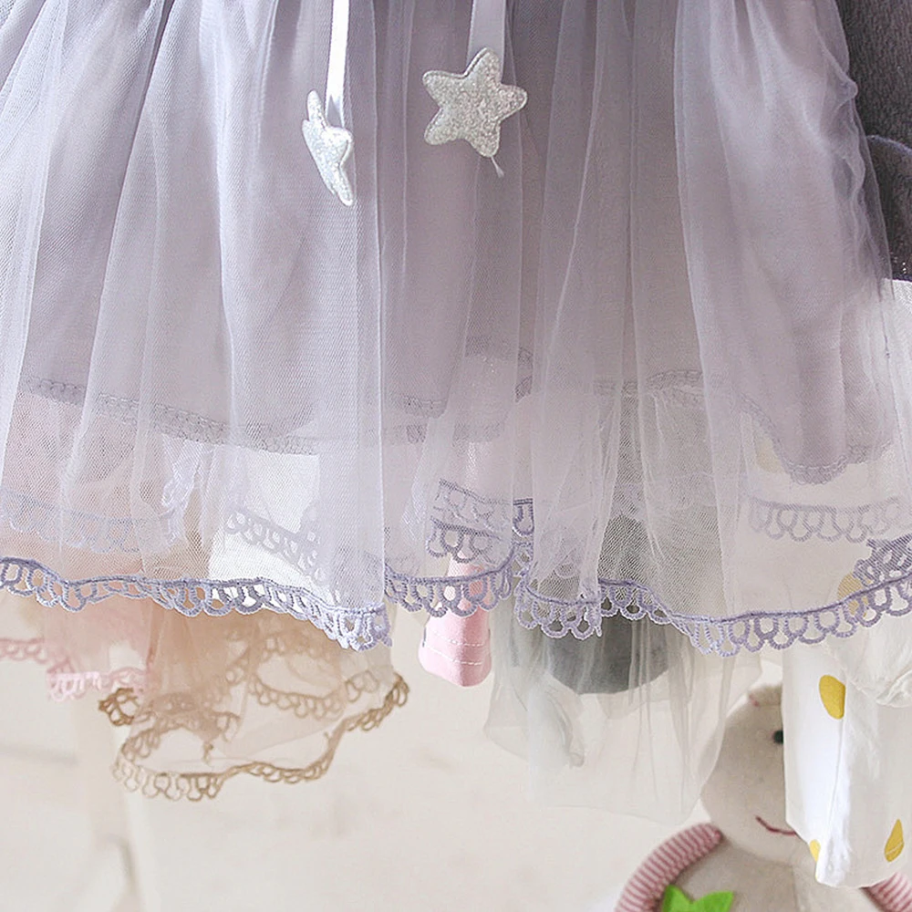 CYSINCOS/осеннее платье для малышей; хлопковое кружевное платье принцессы для малышей; платья для рождественской вечеринки для девочек; Модная одежда для маленьких девочек
