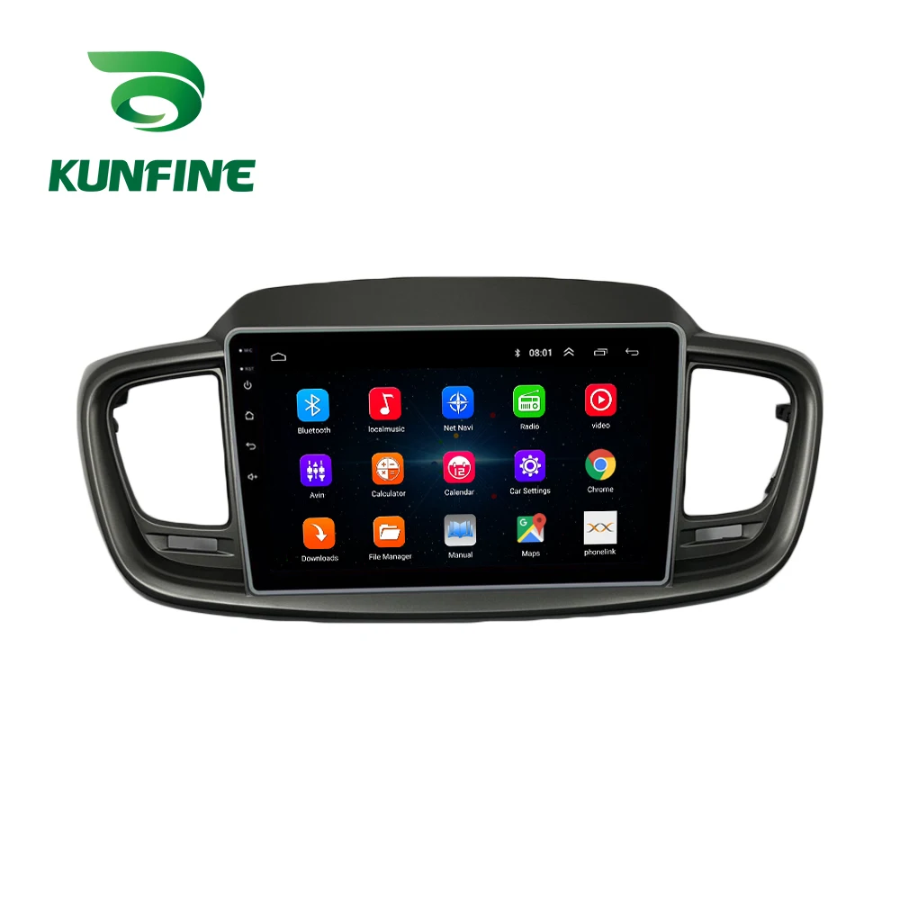 Octa Core Android 10.0 Car DVD GPS Navigation Player Deckless Car Stereo for KIA Sorento 2015 Headunit Radio