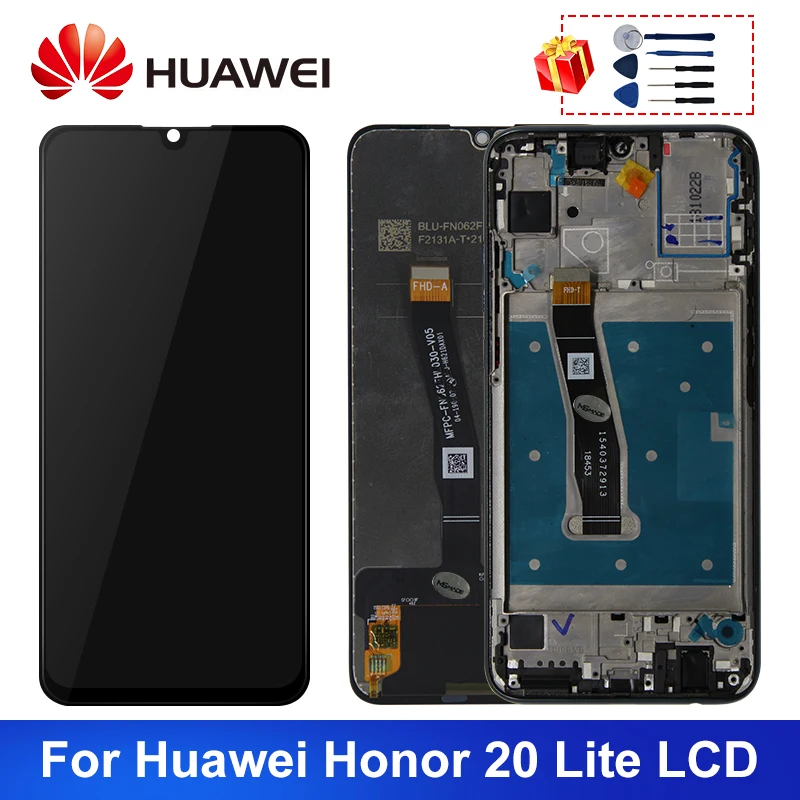 6 3 &quotОригинальный ЖК дисплей для Huawei Honor 20 lite сенсорный экран 20i запасные части|Экраны мобильных телефонов| |