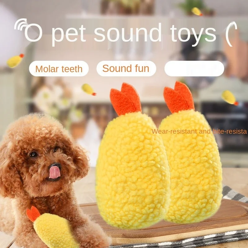 Fashion Cute Pet Cats Dog Toy Drumstick Shape Squeaky Sounder Toys Fun dog toys dog accessories