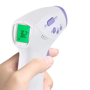 

HT-668 Household Digital Forehead Thermometer Gun Infrared Electronic Temperature Measuring Tester