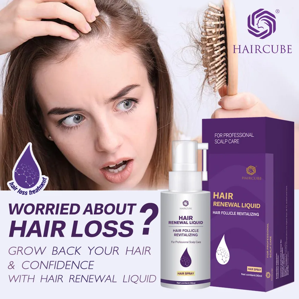 HAIRCUBE эссенция для быстрого роста волос спрей предотвращения выпадения жидкий