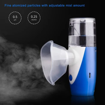 

Portable Nebulizer Ultrasonic Equipment Inhalator Atomizer Humidifier Respirator Adult Children Health Care