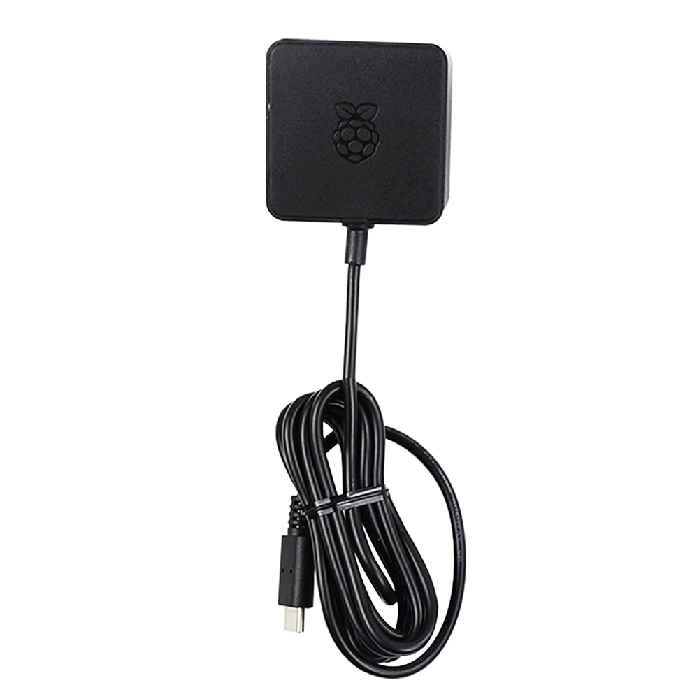 Raspberry Pi 4 Официальный USB C адаптер питания 5 1 В 3A источник США и рекомендуемый для pi