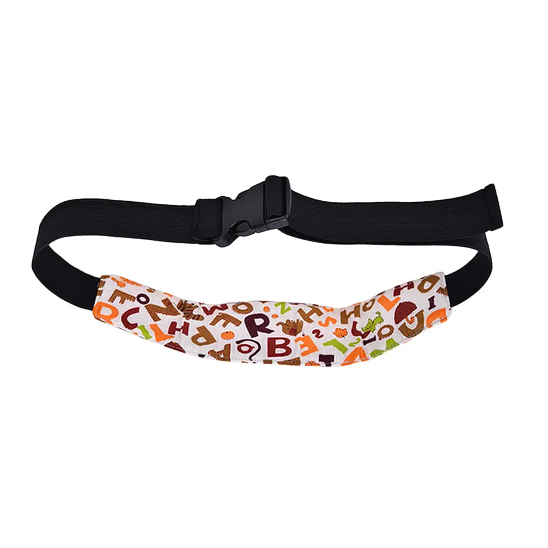 Practical Safety Car Seat Sleep Nap Aid Kids Head Support Holder Belt Owl Head Band - Цвет: 16 color letters