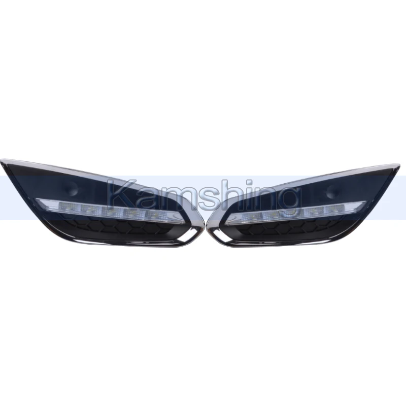 CAPQX 2 шт. для Volvo S60 2011 2012 2013 светодиодный тюнинг Противотуманные фары Светильник
