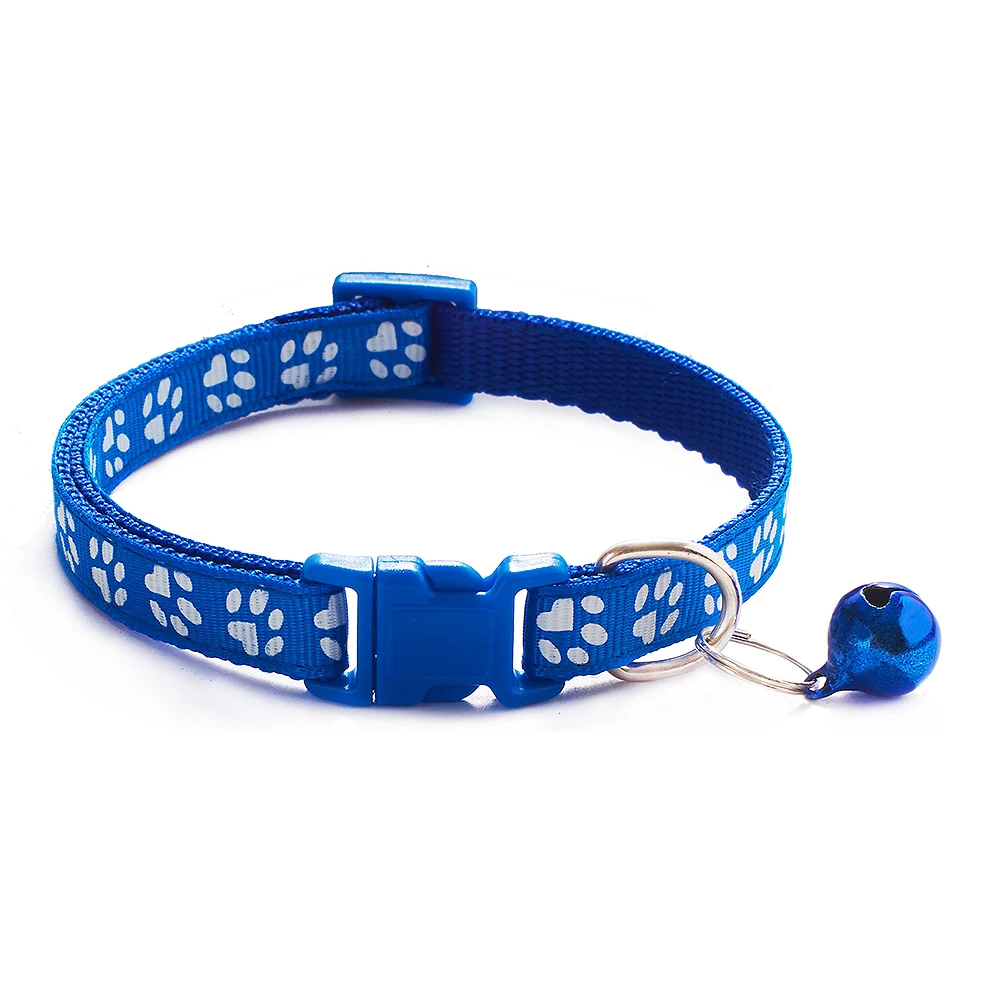 Easy Wear Cat Dog Collar With Bell Adjustable Buckle Dog Collar Cat Puppy Pet Supplies Cat Dog Accessories Small Dog