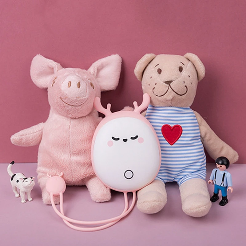 

Portable Cute USB Rechargeable Hand Warmers Heater Pocket Mini Cartoon Power Bank Handy Heater Warmers