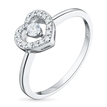 

Ring in white gold with diamonds e0901kts03181600