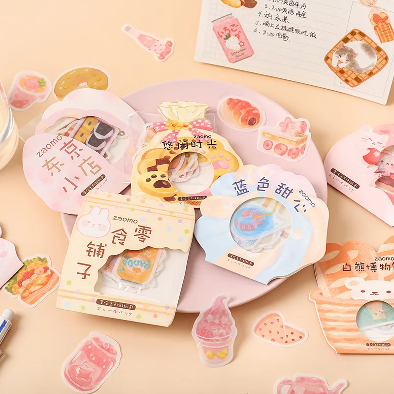 

Kawaii Snack Shop Gluttony Series Bullet Journal Decorative Stationery Stickers Scrapbooking DIY Diary Album Stick Label