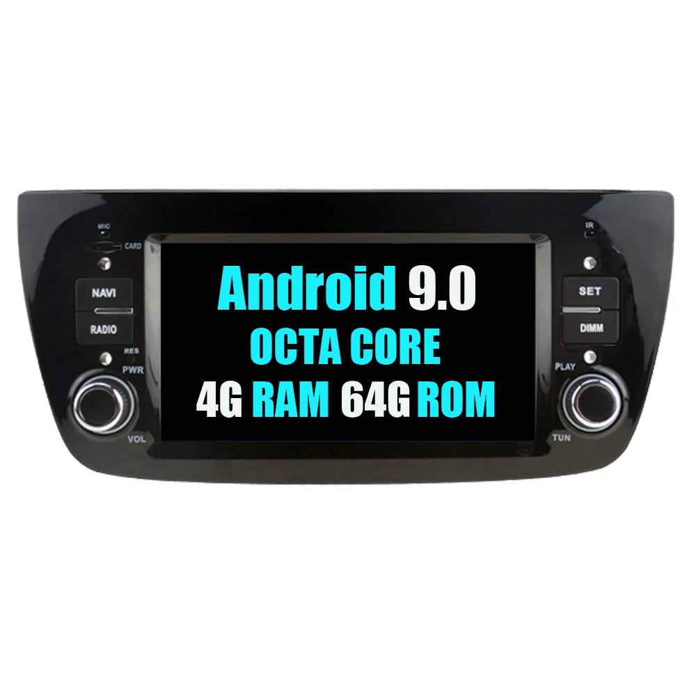 RoverOne автомобильный мультимедийный плеер для Fiat Doblo 2010- 4G+ 64G Android 9,0 Octa Core радио gps навигация Центральная Multimidia