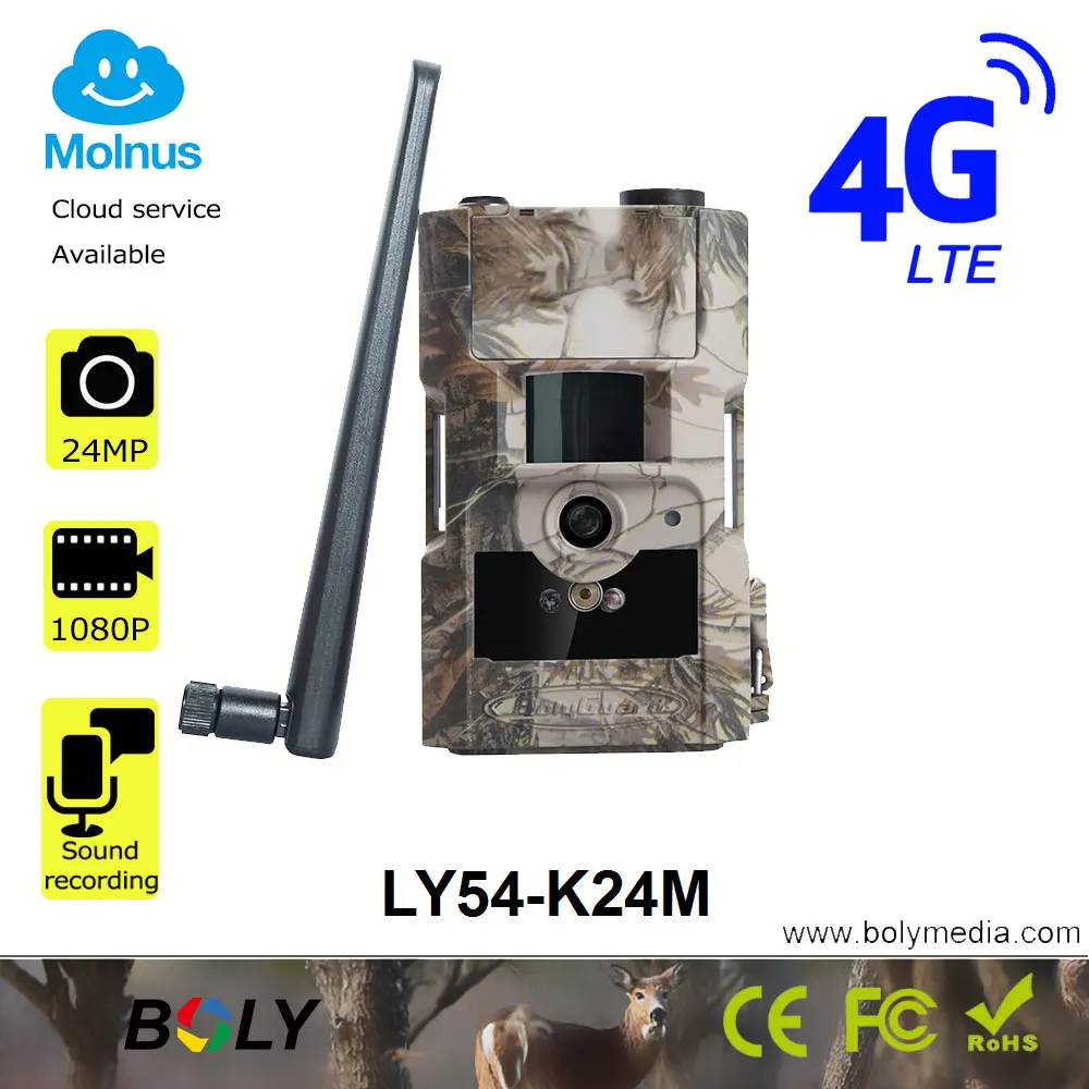 Охотничья камера 4g BolyGuard бесплатное Облачное обслуживание 90ft фото ловушка 24MP 1080p сотовый Трейл камера Поддержка 4G3G2G