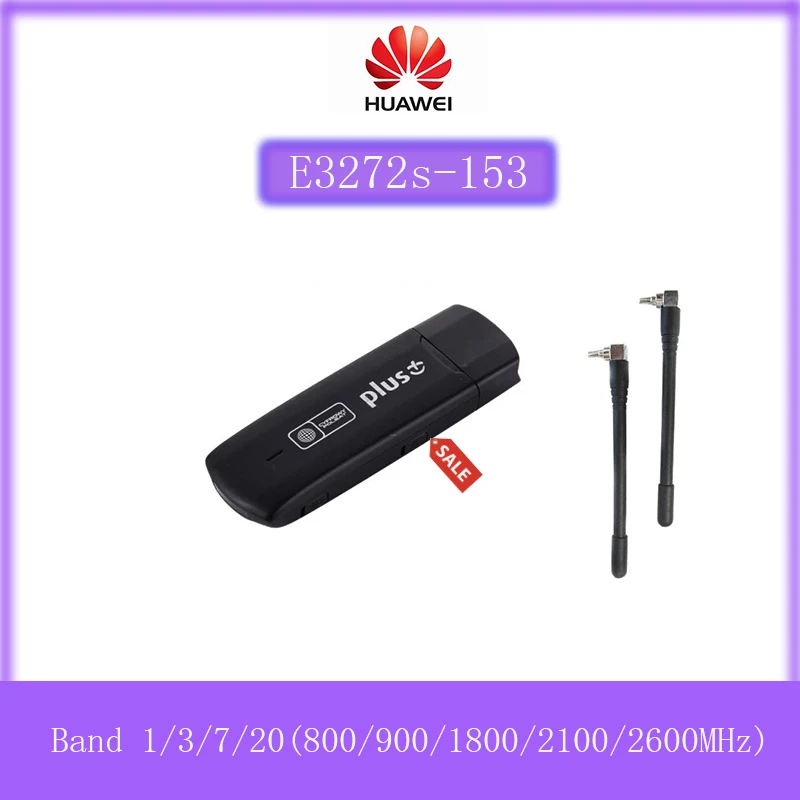 Разблокированный новый телефон Huawei E3272S 153 Plus с антенной 4G LTE 150 Мбит/с беспроводной
