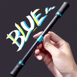 Whimsical Rotating Fidget Pen - Stress Relief Toy & Entertaining Gift (Blue)