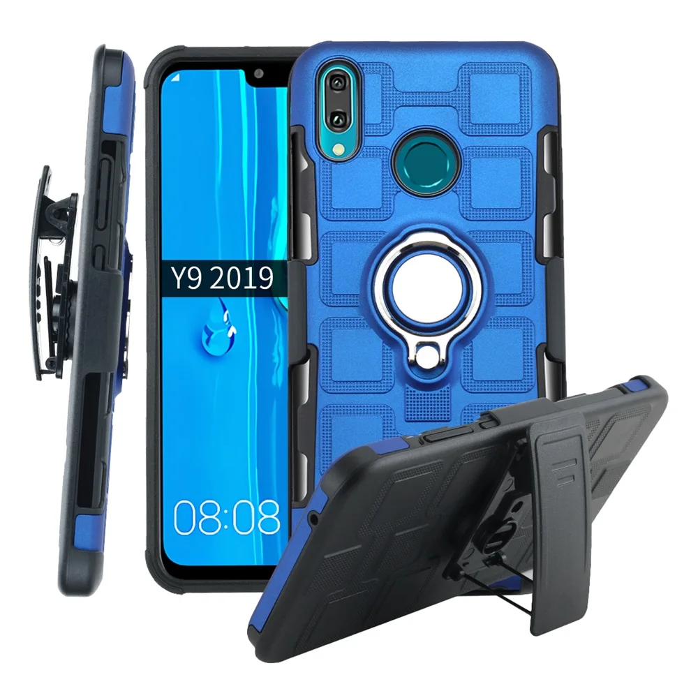 Противоударный бронированный Чехол-кольцо для телефона Huawei Honor 7A 7C Y5 Y6 Y7 Y9 Pro Prime 2018