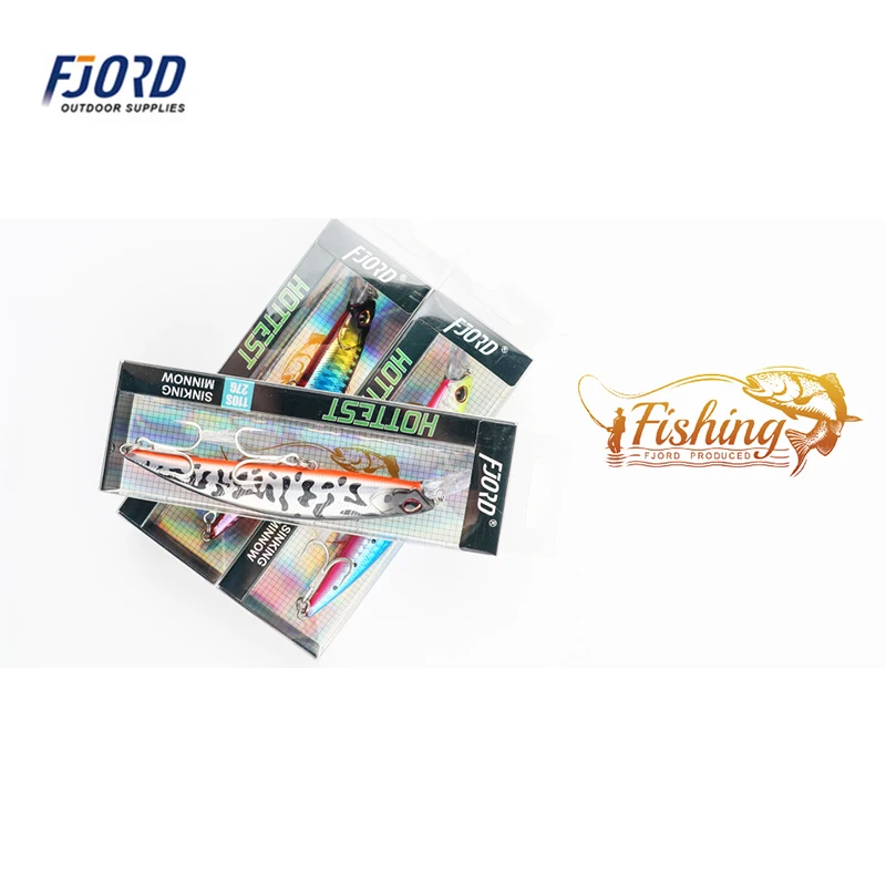 FJORD 110mm 27g 하드 낚시 미끼 미노우 크랭크 핫 모델 인공 미끼 전문 품질 낚시 태클
